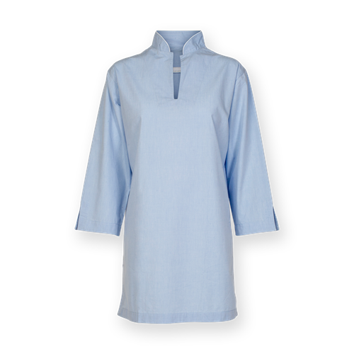 Anna Nachthemd – Vintage Blau 